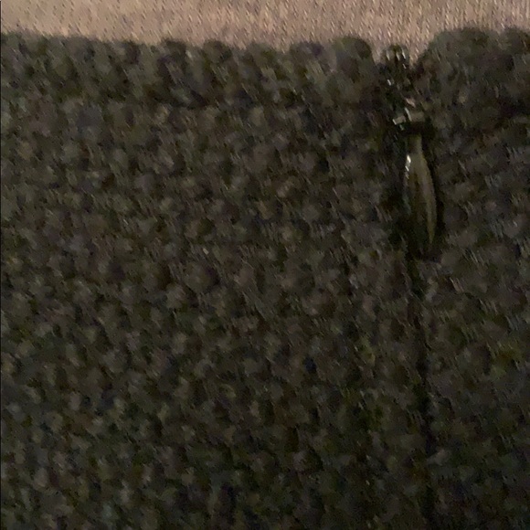 Phillipe Adec Vintage Textured, Wool Pencil Skirt - Picture 4 of 9